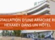 INSTALLATION D UNE ARMOIRE RFID HEXAKEY DANS UN HoTEL
